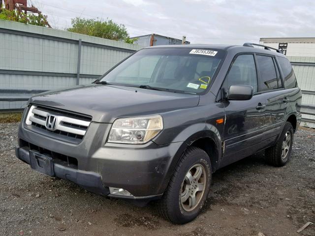 5FNYF18338B031407 - 2008 HONDA PILOT SE GRAY photo 2