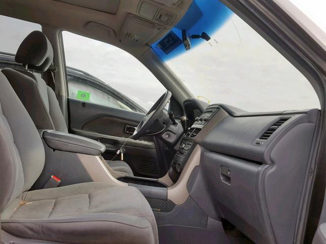 5FNYF18338B031407 - 2008 HONDA PILOT SE GRAY photo 5