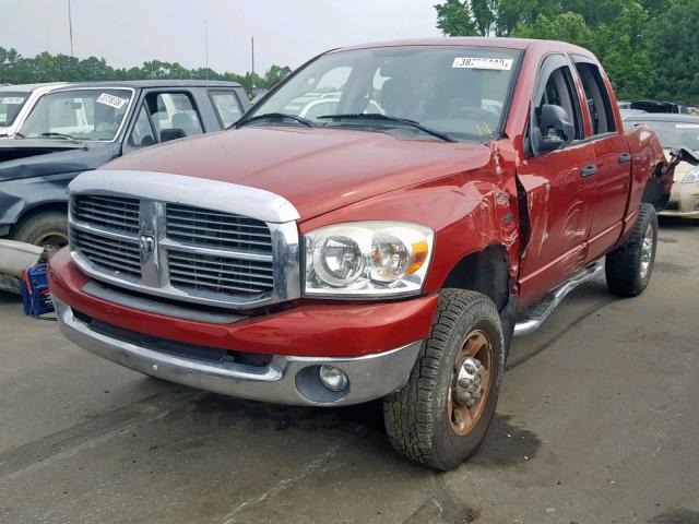 3D7KS28D08G191390 - 2008 DODGE RAM RED photo 2