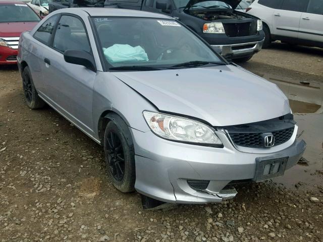 1HGEM21184L069571 - 2004 HONDA CIVIC DX V SILVER photo 1