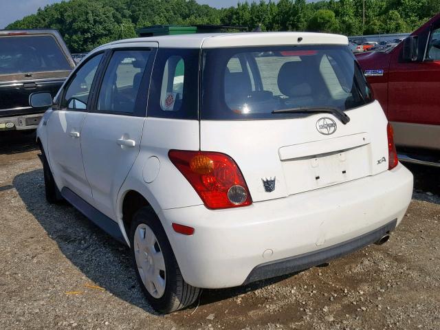 JTKKT624050090706 - 2005 TOYOTA SCION XA WHITE photo 3