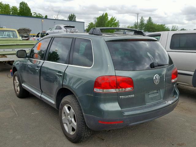 WVGZG77L45D024552 - 2005 VOLKSWAGEN TOUAREG 3. GREEN photo 3