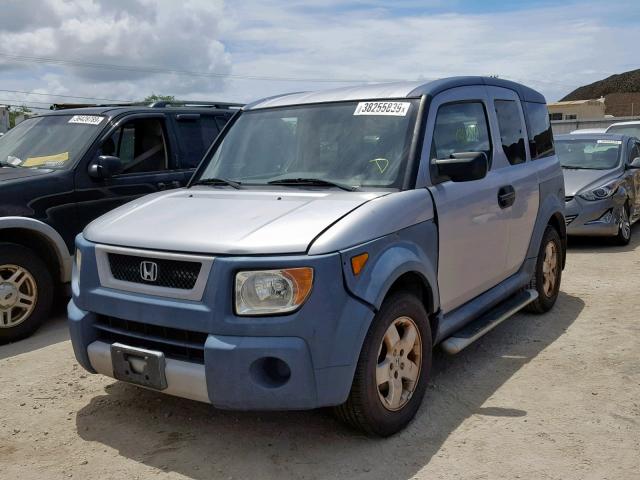 5J6YH186X5L008522 - 2005 HONDA ELEMENT EX SILVER photo 2