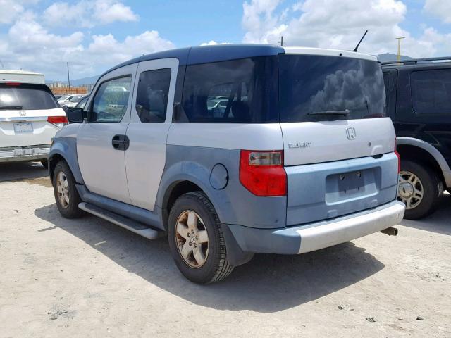 5J6YH186X5L008522 - 2005 HONDA ELEMENT EX SILVER photo 3