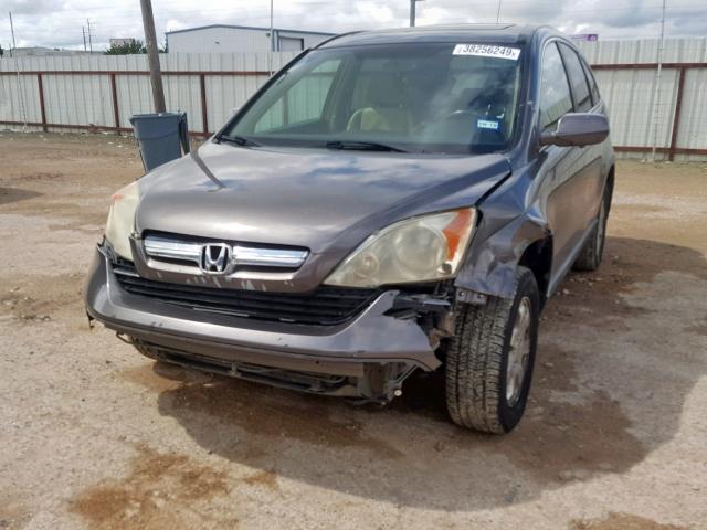 5J6RE38779L016472 - 2009 HONDA CR-V EXL GRAY photo 2