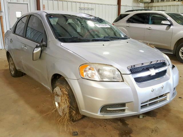 KL1TD5DE6BB218558 - 2011 CHEVROLET AVEO LS SILVER photo 1