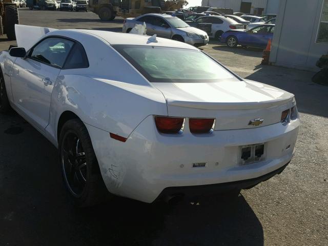 2G1FK1EJ6D9170668 - 2013 CHEVROLET CAMARO 2SS WHITE photo 3