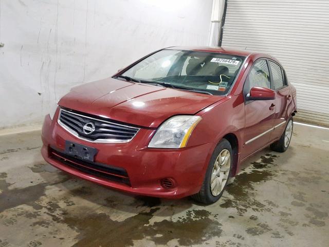 3N1AB6AP6BL655463 - 2011 NISSAN SENTRA 2.0 RED photo 2