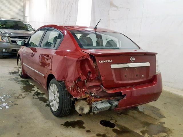 3N1AB6AP6BL655463 - 2011 NISSAN SENTRA 2.0 RED photo 3