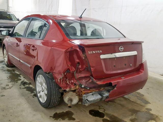 3N1AB6AP6BL655463 - 2011 NISSAN SENTRA 2.0 RED photo 9