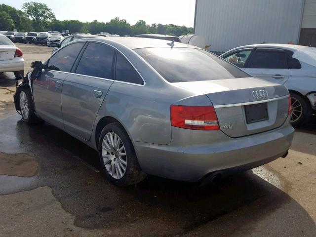 WAUDH74F47N010171 - 2007 AUDI A6 3.2 QUA SILVER photo 3