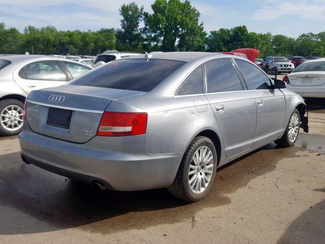 WAUDH74F47N010171 - 2007 AUDI A6 3.2 QUA SILVER photo 4