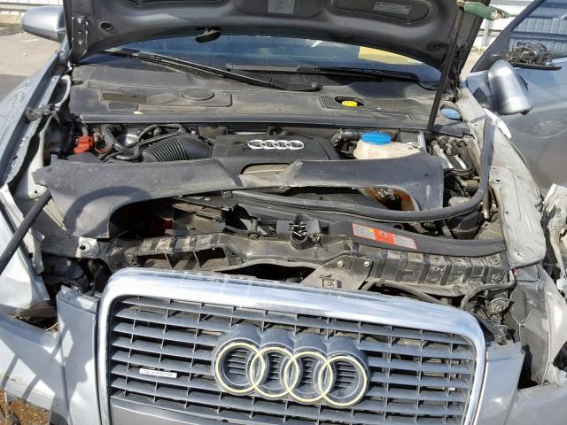 WAUDH74F47N010171 - 2007 AUDI A6 3.2 QUA SILVER photo 7