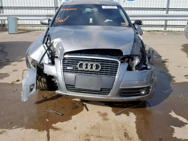 WAUDH74F47N010171 - 2007 AUDI A6 3.2 QUA SILVER photo 9