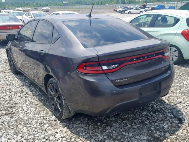 1C3CDFBB9FD410806 - 2015 DODGE DART SXT GRAY photo 3