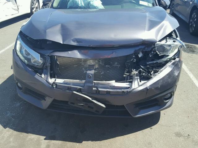 2HGFC1F77GH656568 - 2016 HONDA CIVIC EXL GRAY photo 7