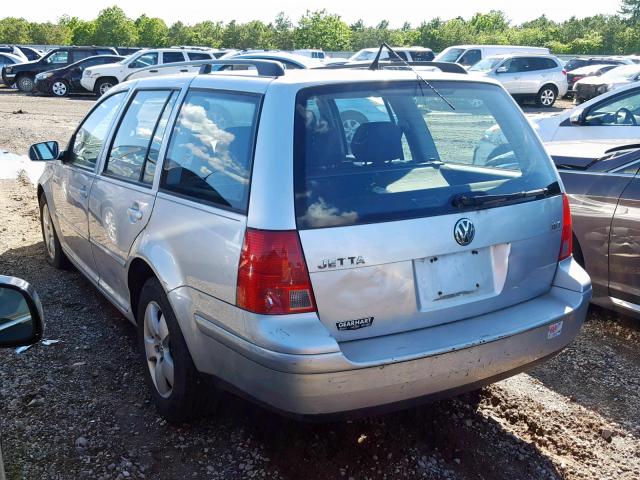 WVWSE61J93W309164 - 2003 VOLKSWAGEN JETTA GLS SILVER photo 3