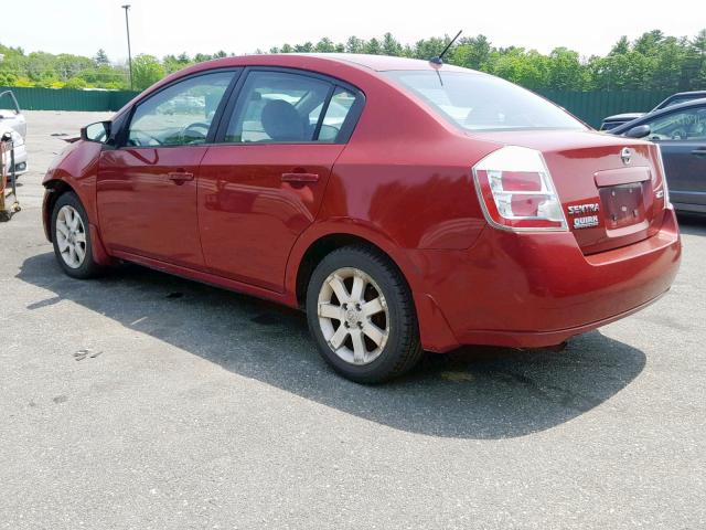 3N1AB61E67L669272 - 2007 NISSAN SENTRA 2.0 RED photo 3