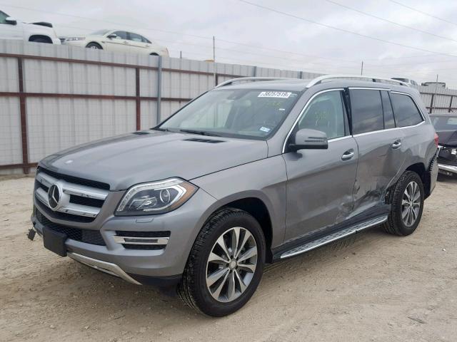 4JGDF6EE7GA681264 - 2016 MERCEDES-BENZ GL 450 4MA GRAY photo 2