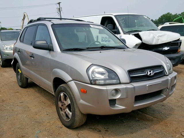 KM8JM12B26U258577 - 2006 HYUNDAI TUCSON GL SILVER photo 1