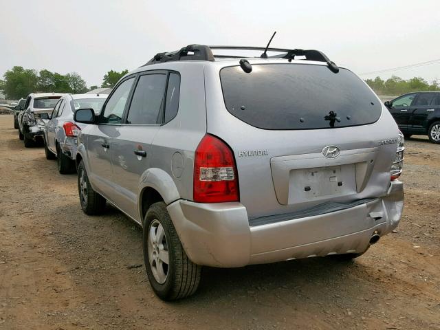 KM8JM12B26U258577 - 2006 HYUNDAI TUCSON GL SILVER photo 3