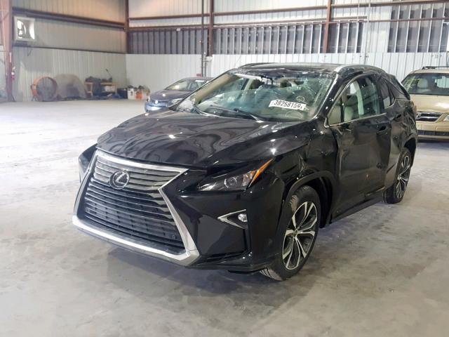 2T2ZZMCA5JC101580 - 2018 LEXUS RX 350 BLACK photo 2