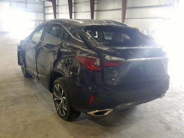 2T2ZZMCA5JC101580 - 2018 LEXUS RX 350 BLACK photo 3