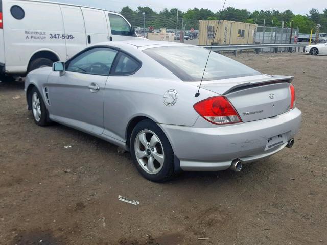 KMHHM65D36U192047 - 2006 HYUNDAI TIBURON GS GRAY photo 3