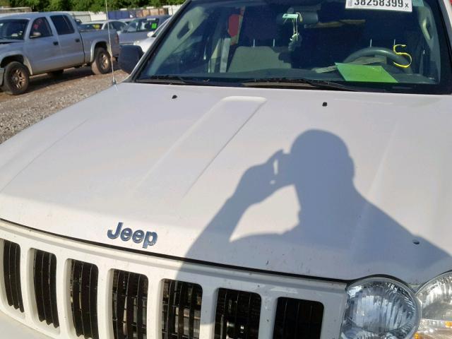 1J4GS48K26C187524 - 2006 JEEP GRAND CHER WHITE photo 10