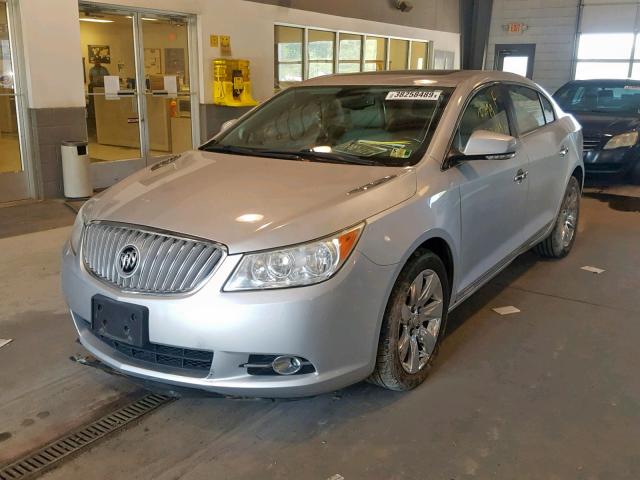 1G4GE5ED2BF142130 - 2011 BUICK LACROSSE C SILVER photo 2