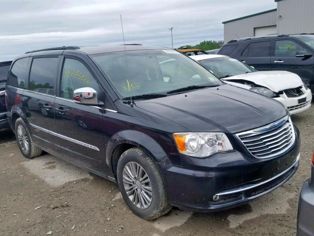 2C4RC1CG1ER232861 - 2014 CHRYSLER TOWN & COU BLACK photo 1