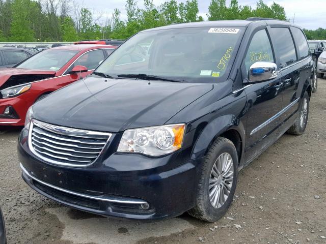 2C4RC1CG1ER232861 - 2014 CHRYSLER TOWN & COU BLACK photo 2