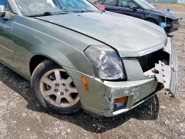 1G6DP567250139684 - 2005 CADILLAC CTS HI FEA GREEN photo 9