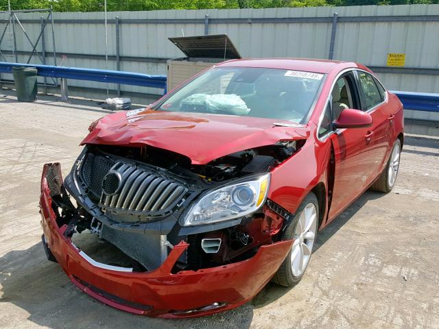 1G4PR5SK1F4213102 - 2015 BUICK VERANO CON RED photo 2