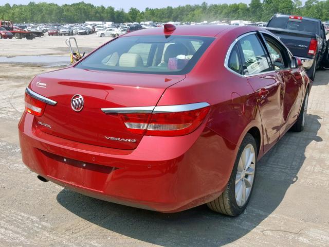 1G4PR5SK1F4213102 - 2015 BUICK VERANO CON RED photo 4