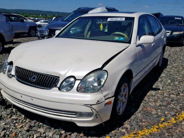 JT8BD69S830181520 - 2003 LEXUS GS 300 WHITE photo 2