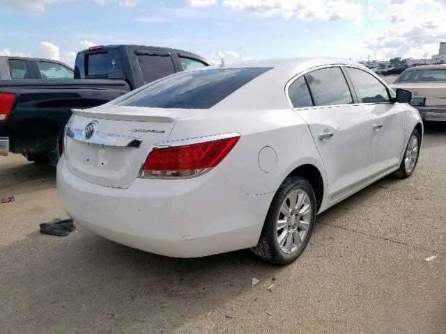 1G4GC5GR5CF156653 - 2012 BUICK LACROSSE WHITE photo 4