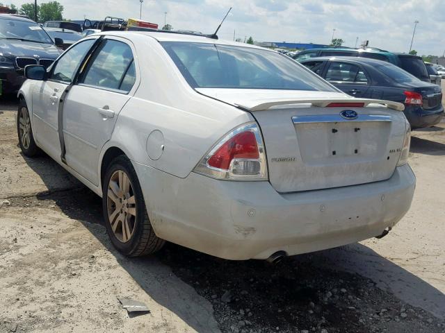 3FAHP08179R157846 - 2009 FORD FUSION SEL WHITE photo 3