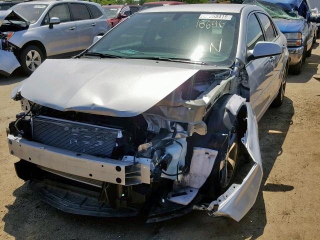 1G1ZC5E09CF261058 - 2012 CHEVROLET MALIBU 1LT SILVER photo 2