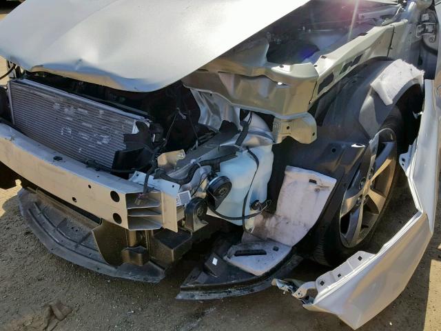 1G1ZC5E09CF261058 - 2012 CHEVROLET MALIBU 1LT SILVER photo 9