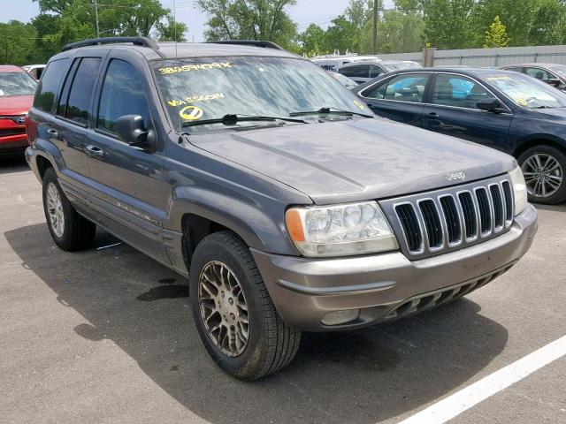 1J4GW58JX3C556014 - 2003 JEEP GRAND CHER GRAY photo 1