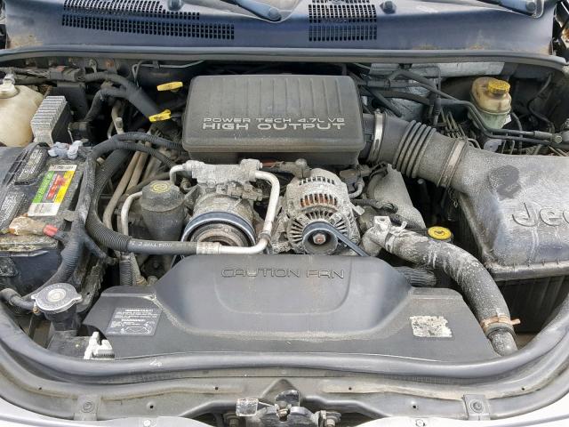 1J4GW58JX3C556014 - 2003 JEEP GRAND CHER GRAY photo 7