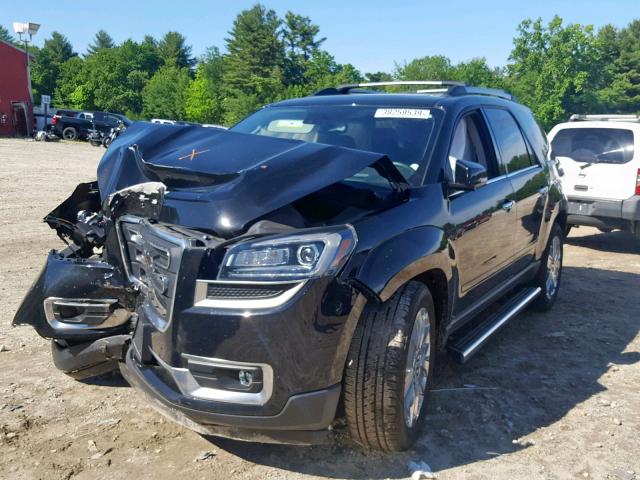 1GKKVSKD0HJ108649 - 2017 GMC ACADIA LIM BLACK photo 2