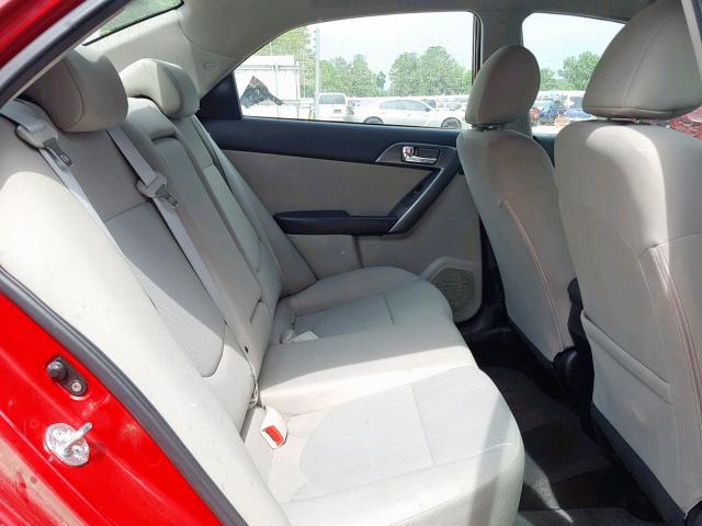 KNAFU4A23D5685686 - 2013 KIA FORTE EX RED photo 6