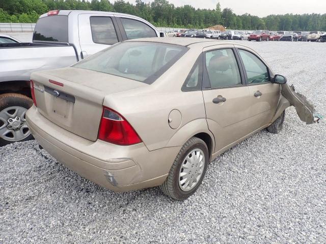 1FAFP34N77W161861 - 2007 FORD FOCUS ZX4 TAN photo 4