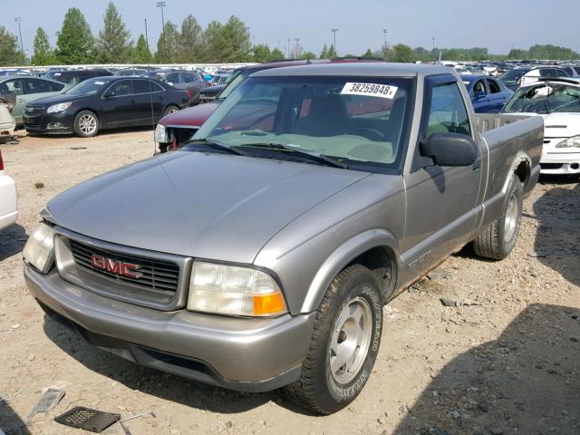 1GTCS14X3W8502287 - 1998 GMC SONOMA TAN photo 2