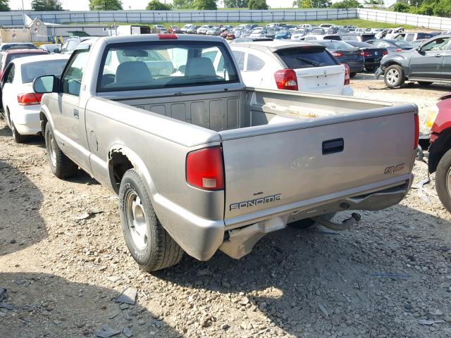 1GTCS14X3W8502287 - 1998 GMC SONOMA TAN photo 3