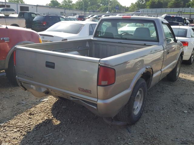 1GTCS14X3W8502287 - 1998 GMC SONOMA TAN photo 4