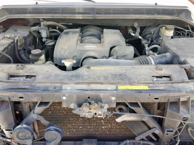 5N1AA08B95N739297 - 2005 NISSAN ARMADA SE RED photo 7