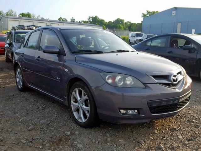 JM1BK343371669697 - 2007 MAZDA 3 HATCHBAC GRAY photo 1